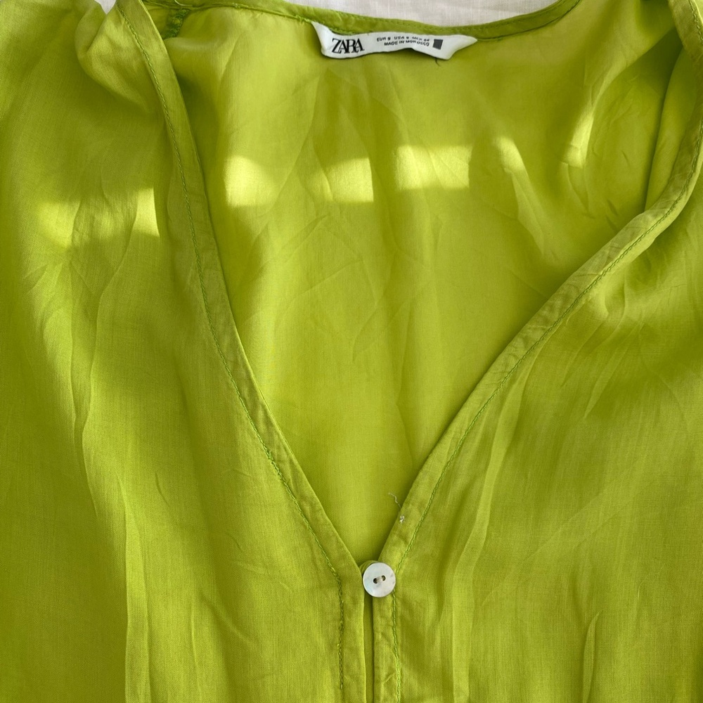 Green Zara Dress/Duster